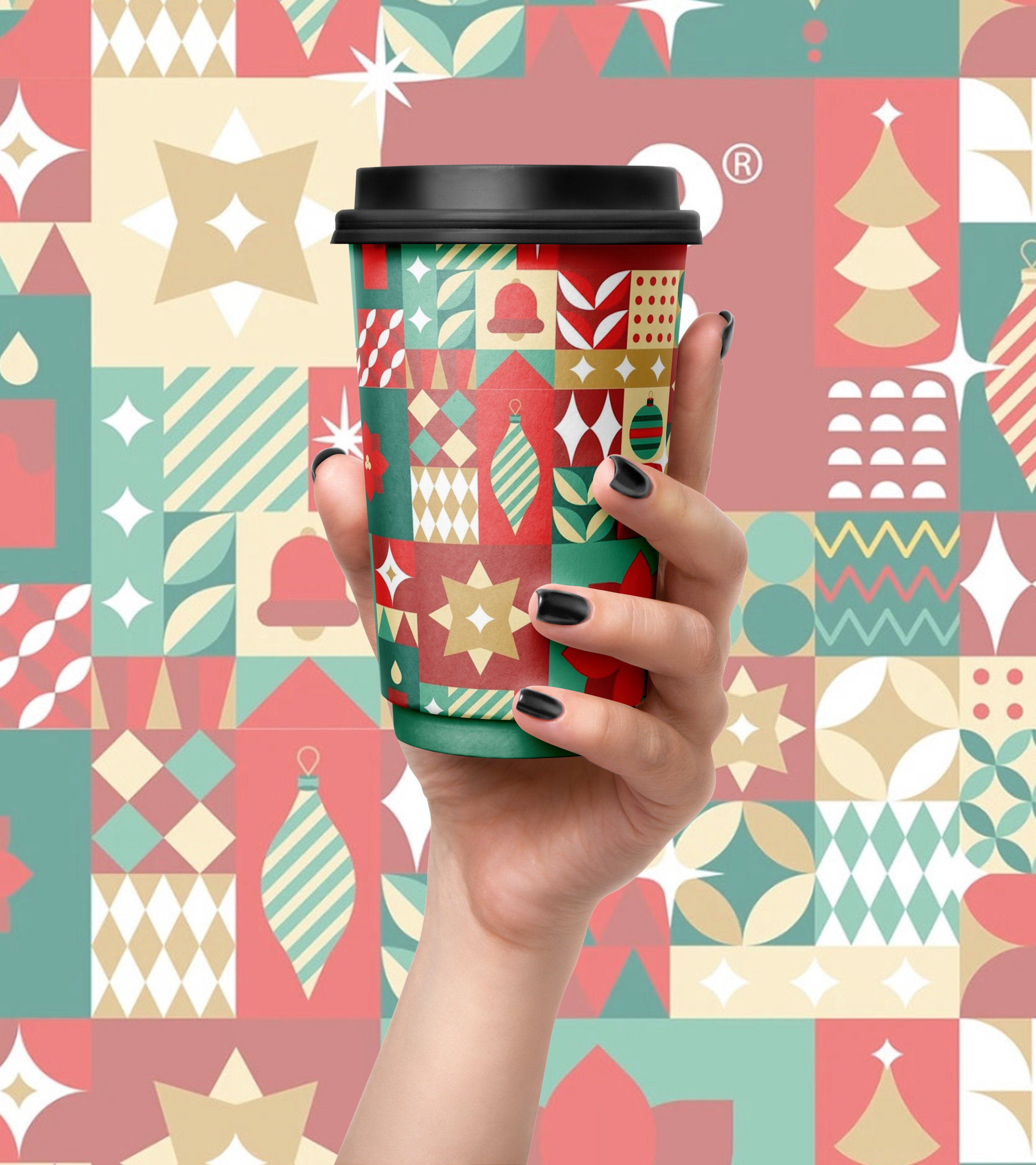 Baking packaging design/paper bag/coffee cup